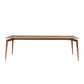 Ash Solid Wood Dining Table Mid-Century Rectangle Dining Table for Dining Room