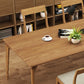 Ash Solid Wood Dining Table Mid-Century Rectangle Dining Table for Dining Room