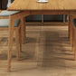 Ash Solid Wood Dining Table Mid-Century Rectangle Dining Table for Dining Room