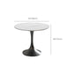 Modern Round Dining Table for Kitchen White Table with Metal Base Clearhalo 'Dining Tables & Seating' 'Dining Tables' 'dining_table' 'furn' 'furn_dining_table' 'Furniture' 'Kitchen & Dining Furniture' 6463757