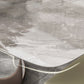 Glossy Gray Dinette Table with Metal Base Traditional Luxury Dining Table for Home Clearhalo 'Dining Tables & Seating' 'Dining Tables' 'dining_table' 'furn' 'furn_dining_table' 'Furniture' 'Kitchen & Dining Furniture' 6463889