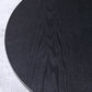 Black Table with Ash Wood Frame Modern Round Dining Table for Home Clearhalo 'Dining Tables & Seating' 'Dining Tables' 'dining_table' 'furn' 'furn_dining_table' 'Furniture' 'Kitchen & Dining Furniture' 6463913