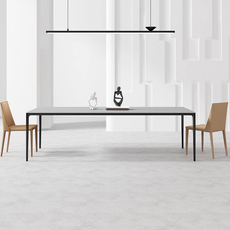 Moderne stenen dinerset 1/2/3/4/5 stukken eettafel ingesteld met stevige rugstoelen