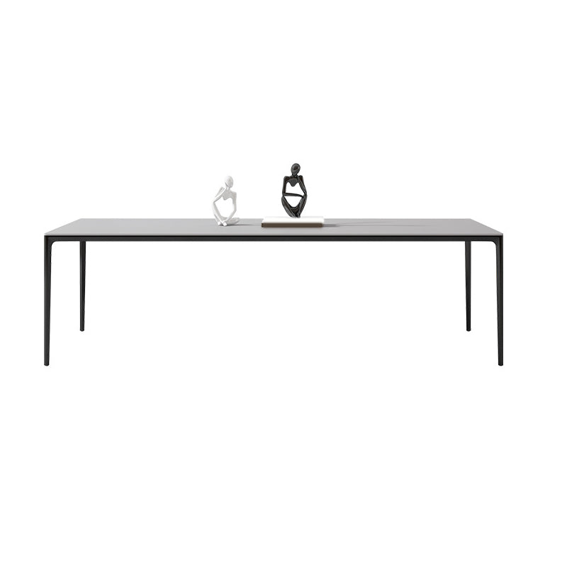 Moderne stenen dinerset 1/2/3/4/5 stukken eettafel ingesteld met stevige rugstoelen