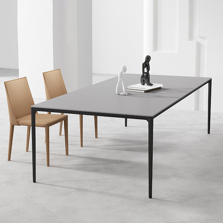 Moderne stenen dinerset 1/2/3/4/5 stukken eettafel ingesteld met stevige rugstoelen