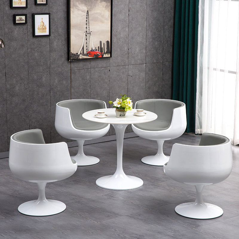 Eigentijdse stenen dinerset 1/2/5 stuks rond eettafel set