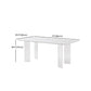 Modern 1/2/4/5/7 Pieces Dining Set Rectangle Stone Dining Table Set in White