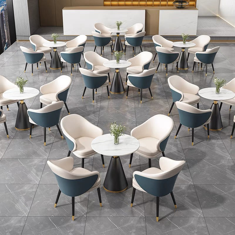 Modern Dining Table Set 1/2/5 Pieces Dinette Set with Padded Chairs Clearhalo 'Dining Room Sets' 'Dining Tables & Seating' 'dining_room_set' 'furn' 'furn_dining_room_set' 'Furniture' 'Kitchen & Dining Furniture' 6464079