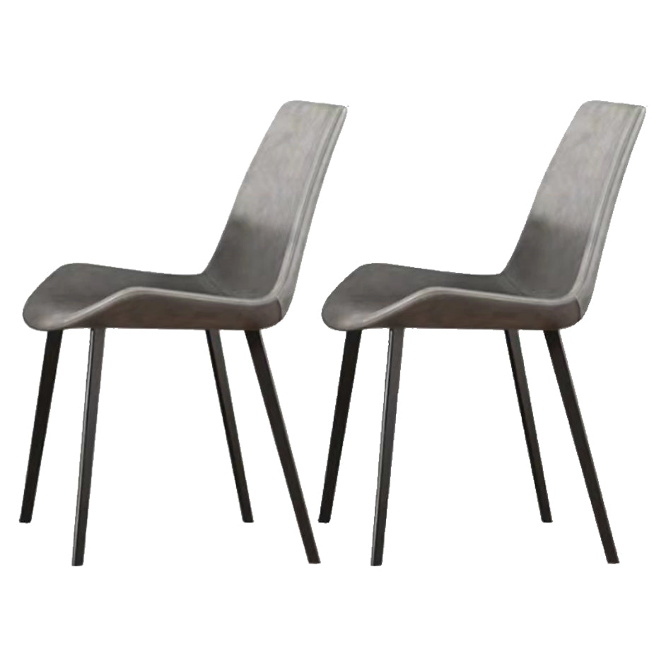 Glam Dinette Set for Dining Room 1/2/3/7 Pieces Glossy White Dining Table Set 2 Grey Chairs Clearhalo 'Dining Room Sets' 'Dining Tables & Seating' 'dining_room_set' 'furn' 'furn_dining_room_set' 'Furniture' 'Kitchen & Dining Furniture' 6464088