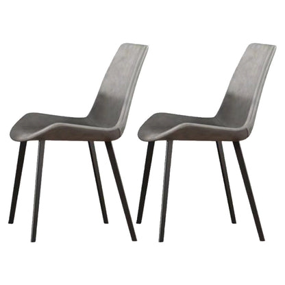 Glam Dinette Set for Dining Room 1/2/3/7 Pieces Glossy White Dining Table Set 2 Grey Chairs Clearhalo 'Dining Room Sets' 'Dining Tables & Seating' 'dining_room_set' 'furn' 'furn_dining_room_set' 'Furniture' 'Kitchen & Dining Furniture' 6464088