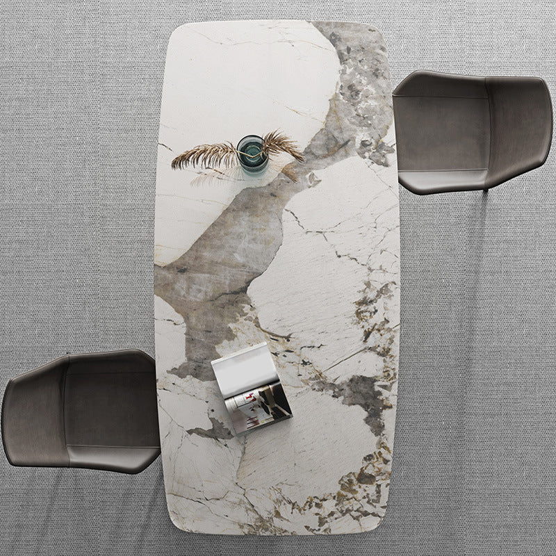 Glam Dinette Set for Dining Room 1/2/3/7 Pieces Glossy White Dining Table Set 3 Pieces: Table, 2 Chairs Clearhalo 'Dining Room Sets' 'Dining Tables & Seating' 'dining_room_set' 'furn' 'furn_dining_room_set' 'Furniture' 'Kitchen & Dining Furniture' 6464090