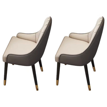 Minimalist 1/2/6/7 Pieces Furniture Stone Rectangle Dining Chairs Set for Home 2 Beige Chairs Clearhalo 'Dining Room Sets' 'Dining Tables & Seating' 'dining_room_set' 'furn' 'furn_dining_room_set' 'Furniture' 'Kitchen & Dining Furniture' 6464159