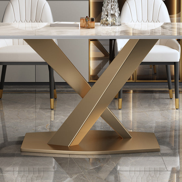 Minimalist 1/2/6/7 Pieces Furniture Stone Rectangle Dining Chairs Set for Home Clearhalo 'Dining Room Sets' 'Dining Tables & Seating' 'dining_room_set' 'furn' 'furn_dining_room_set' 'Furniture' 'Kitchen & Dining Furniture' 6464168