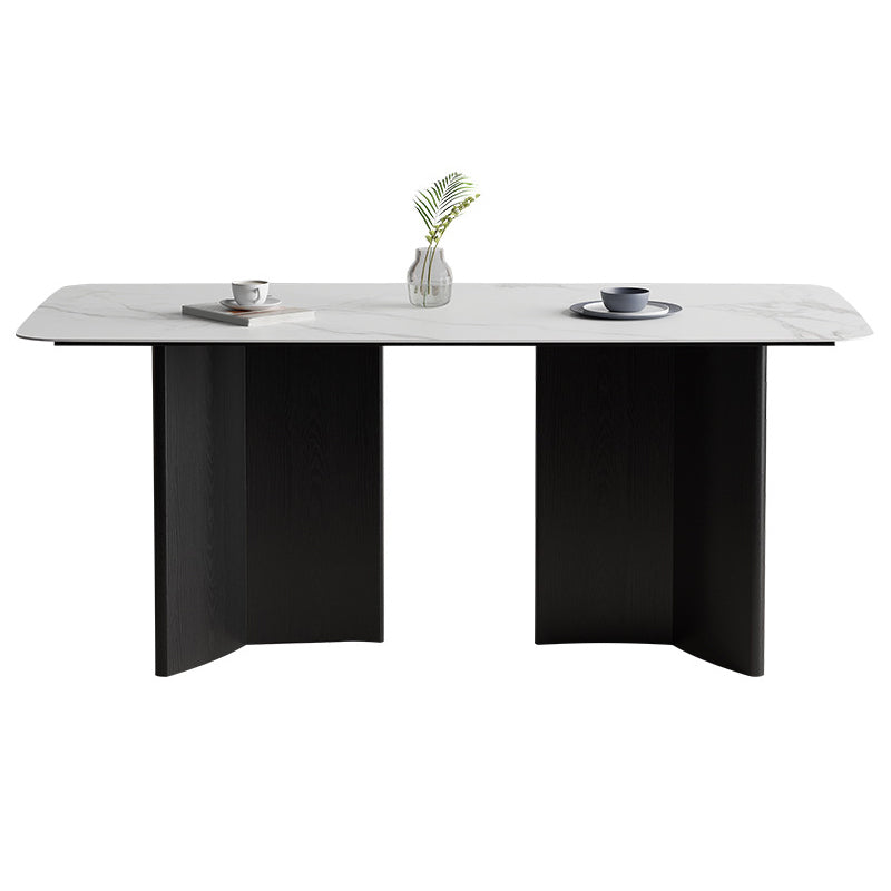 1/2/2/5/7 Pièces meubles Recchettes de restauration Recangle RECTANGE Ensemble en blanc