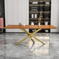Contemporary 1/2/5 Pieces Furniture Faux Marble Rectangle Dining Chairs Set for Home