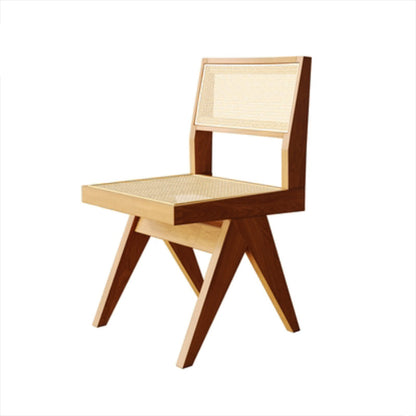 Solid Wood Dining Table Set with Acrylic Base 1/2/4/5 Pieces Dinette Set for Kitchen 1 Light Wood Chair Clearhalo 'Dining Room Sets' 'Dining Tables & Seating' 'dining_room_set' 'furn' 'furn_dining_room_set' 'Furniture' 'Kitchen & Dining Furniture' 6464326