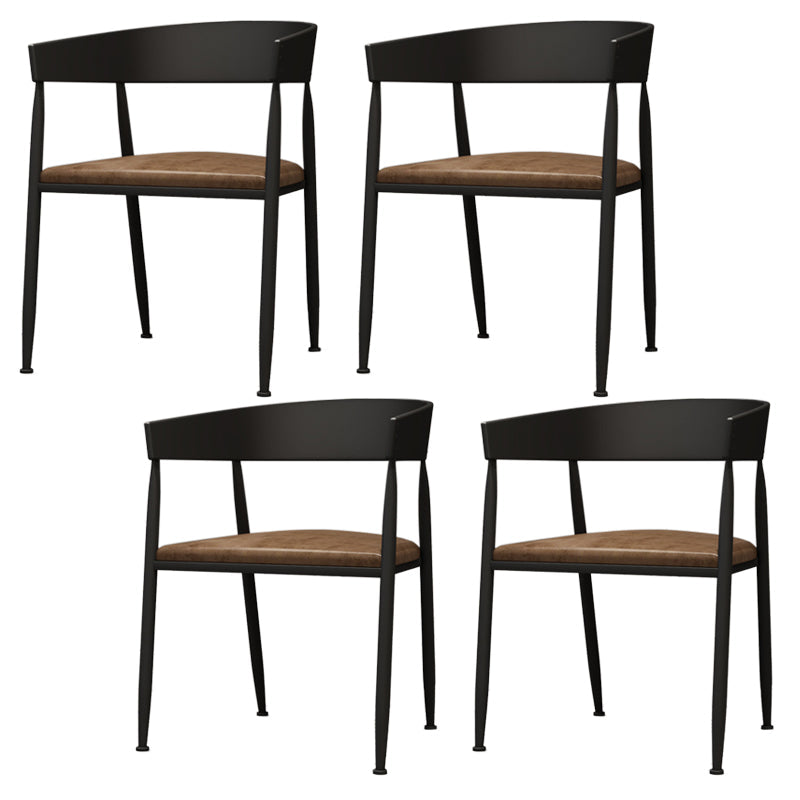 Contemporary 1/4/5/7 Pieces Furniture Round Solid Wood Dining Table Set in Brown 4 Light Brown Chairs Clearhalo 'Dining Room Sets' 'Dining Tables & Seating' 'dining_room_set' 'furn' 'furn_dining_room_set' 'Furniture' 'Kitchen & Dining Furniture' 6464348