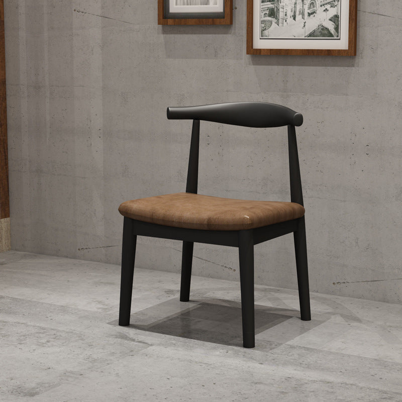 Contemporary 1/4/5/7 Pieces Furniture Round Solid Wood Dining Table Set in Brown Clearhalo 'Dining Room Sets' 'Dining Tables & Seating' 'dining_room_set' 'furn' 'furn_dining_room_set' 'Furniture' 'Kitchen & Dining Furniture' 6464361