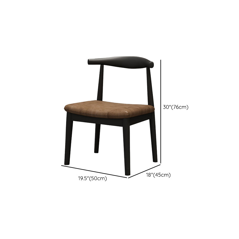 Contemporary 1/4/5/7 Pieces Furniture Round Solid Wood Dining Table Set in Brown Clearhalo 'Dining Room Sets' 'Dining Tables & Seating' 'dining_room_set' 'furn' 'furn_dining_room_set' 'Furniture' 'Kitchen & Dining Furniture' 6464366