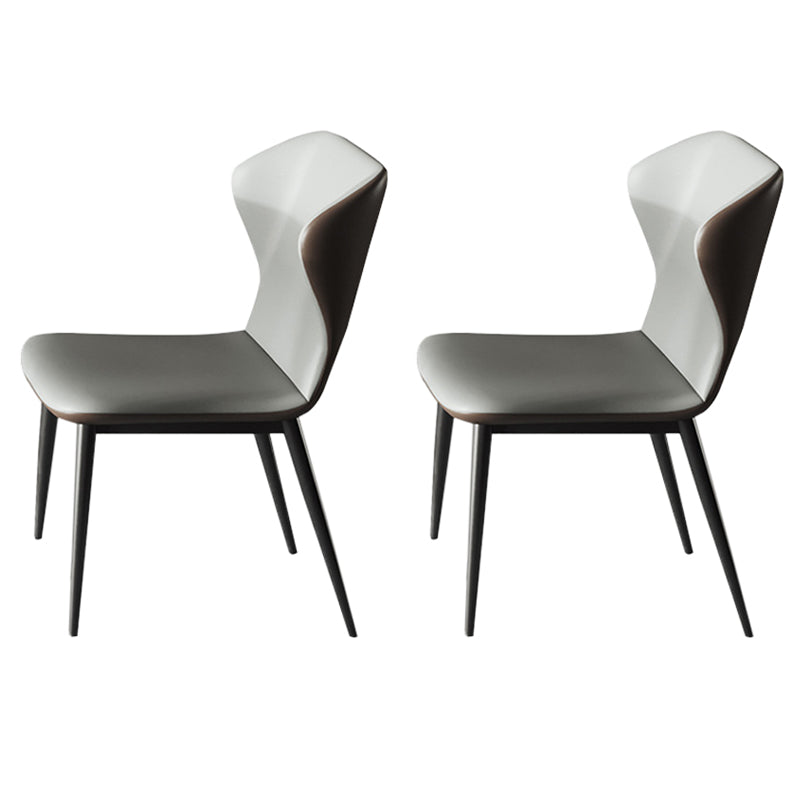 Modern Stone Dining Table Set 1/2/3/5/7 Pieces Dining Set with Solid Back Chairs