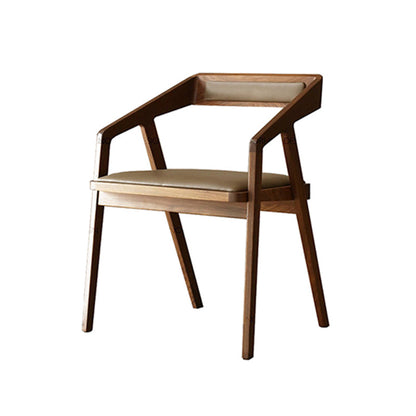 Brown Wood Dining Set with Wooden Chairs 1/2/5/7 Pieces Dinette Set for Home