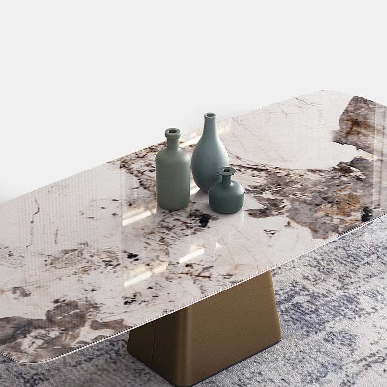 Glam Dinette Set for Dining Room 1/4/5 Pieces Glossy White Dining Table Set Clearhalo 'Dining Room Sets' 'Dining Tables & Seating' 'dining_room_set' 'furn' 'furn_dining_room_set' 'Furniture' 'Kitchen & Dining Furniture' 6464419