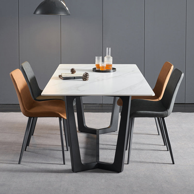 Ensemble de table rectangle de style contemporain 1/2/5/6/7 pièces de restauration Pièces pour usage domestique