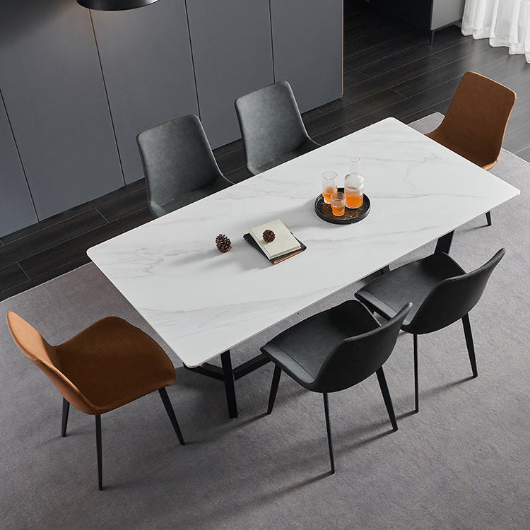 Ensemble de table rectangle de style contemporain 1/2/5/6/7 pièces de restauration Pièces pour usage domestique