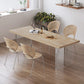 Contemporary Style Rectangle Wood Table Set 1/2/4/5 Pieces Dining Set for Home Use