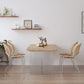 Contemporary Style Rectangle Wood Table Set 1/2/4/5 Pieces Dining Set for Home Use