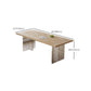 Contemporary Style Rectangle Wood Table Set 1/2/4/5 Pieces Dining Set for Home Use