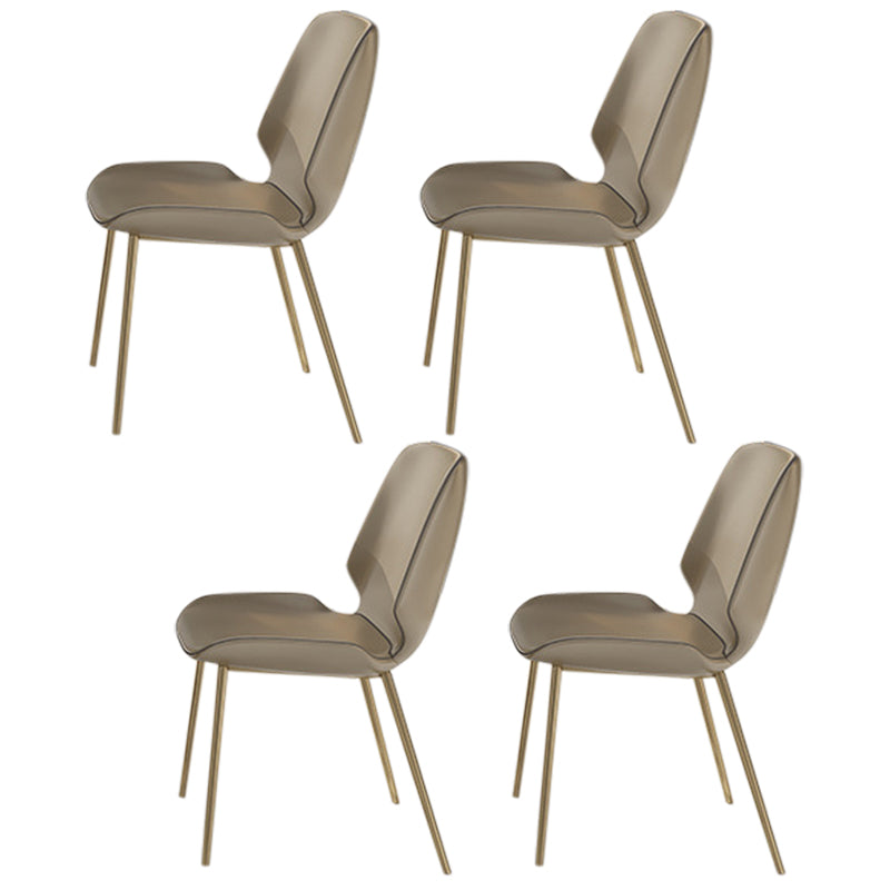 Glam Style Rectangle Table Set 1/4/5/6 Pieces Dining Set for Home Use 4 Grey Chairs Clearhalo 'Dining Room Sets' 'Dining Tables & Seating' 'dining_room_set' 'furn' 'furn_dining_room_set' 'Furniture' 'Kitchen & Dining Furniture' 6464512