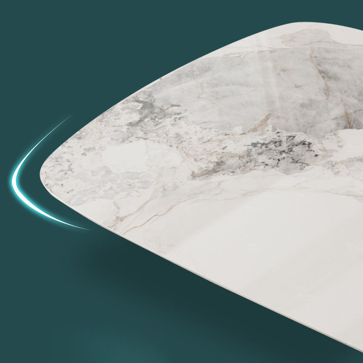 Set da tavolo rettangolo in stile glam 1/4/5/7/9 pezzi set da pranzo per uso domestico