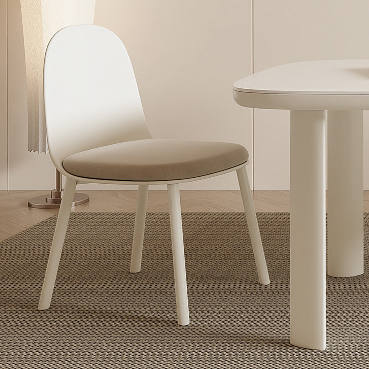 モダンなダイニングセット1/3/5 PCS布張りの椅子付きの焼結石ダイニングテーブル