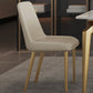 Glam Dining Table Set 1/5/7 Pcs Sintered Stone and Metal Dining Table with Armless Chairs Clearhalo 'Dining Room Sets' 'Dining Tables & Seating' 'dining_room_set' 'furn' 'furn_dining_room_set' 'Furniture' 'Kitchen & Dining Furniture' 6464590