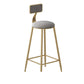 Glam 1/3 Pieces Bar Table Set Rectangle Stone Counter Table with Stools for Milk Tea Shop Clearhalo 'Bar Furniture' 'furn' 'furn_home_bar_bar_sets' 'Furniture' 'Home Bars & Bar Sets' 'home_bar_bar_sets' 'Kitchen & Dining Furniture' 6464599