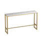 Glam 1/3 Pieces Bar Table Set Rectangle Stone Counter Table with Stools for Milk Tea Shop Clearhalo 'Bar Furniture' 'furn' 'furn_home_bar_bar_sets' 'Furniture' 'Home Bars & Bar Sets' 'home_bar_bar_sets' 'Kitchen & Dining Furniture' 6464605