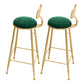Contemporary Table and Stool Set 1/2/3/5 Pieces Pub Dining Set Green 30"H Stools (Set of 2) Clearhalo 'Bar Furniture' 'furn' 'furn_home_bar_bar_sets' 'Furniture' 'Home Bars & Bar Sets' 'home_bar_bar_sets' 'Kitchen & Dining Furniture' 6464653