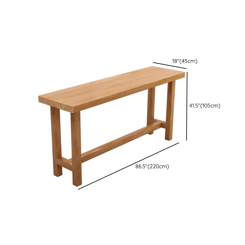 Ensemble de Table de Bar marron moderne, 1/6/11 pièces, ensemble de Bar en bois massif pour l'intérieur