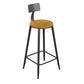 1/7 Pieces Bar Table Set Industrial Style Rectangle Solid Wood Pub Set
