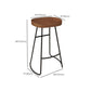 Industrial Rectangle Bar Table Set 1/9 Pieces Solid Wood Bistro Set for Indoor