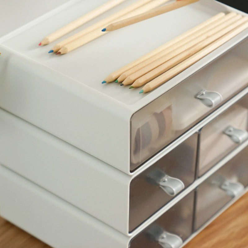 Mobile moderno mobile in acrilico cabinet con cassetti per ufficio