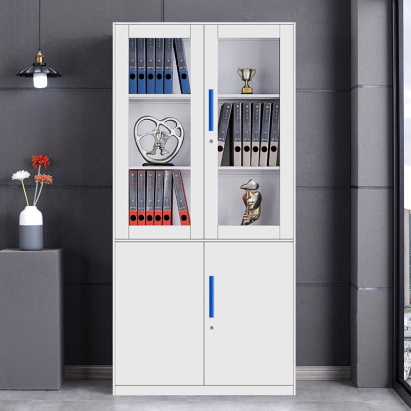 Classical Vertical File Cabinet Metal Filing Cabinet with Storage Shelves Clearhalo 'Filing Cabinets' 'filling_cabinets' 'furn' 'furn_filling_cabinets' 'Furniture' 'Office Furniture' 6466815