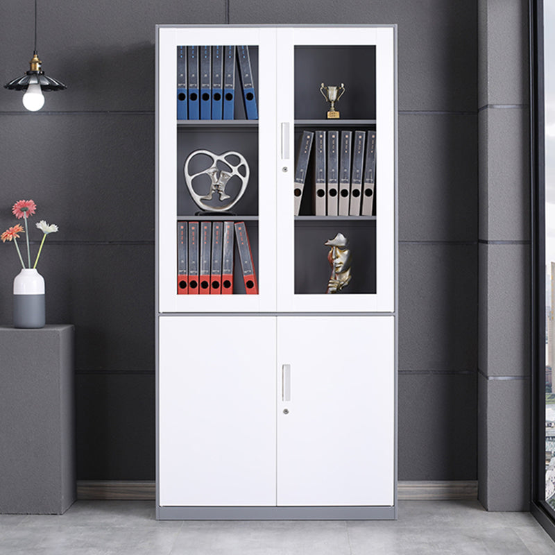 Classical Vertical File Cabinet Metal Filing Cabinet with Storage Shelves Clearhalo 'Filing Cabinets' 'filling_cabinets' 'furn' 'furn_filling_cabinets' 'Furniture' 'Office Furniture' 6466817