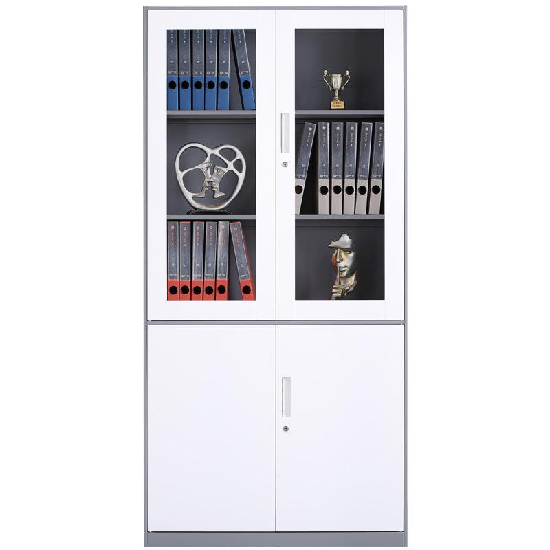 Classical Vertical File Cabinet Metal Filing Cabinet with Storage Shelves Clearhalo 'Filing Cabinets' 'filling_cabinets' 'furn' 'furn_filling_cabinets' 'Furniture' 'Office Furniture' 6466818
