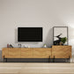 Traditional Media Console Solid Wood TV Stand Console for Living Room