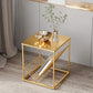 1 Shelf Metal Nightstand Industrial Open Storage Night Table ,17.7" Tall Clearhalo 'Bedroom Furniture' 'furn' 'furn_night_stand' 'Furniture' 'night_stand' 'Nightstands' 6469857