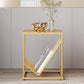 1 Shelf Metal Nightstand Industrial Open Storage Night Table ,17.7" Tall Clearhalo 'Bedroom Furniture' 'furn' 'furn_night_stand' 'Furniture' 'night_stand' 'Nightstands' 6469860