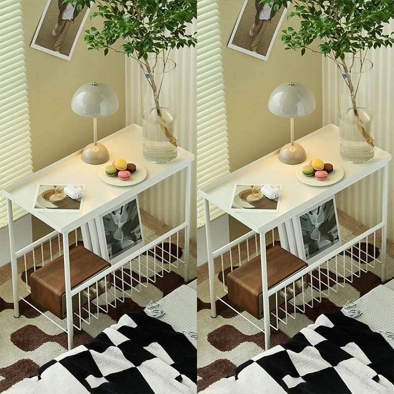 Gabinete de cama de almacenamiento abierto Mesa nocturna contemporánea para dormitorio