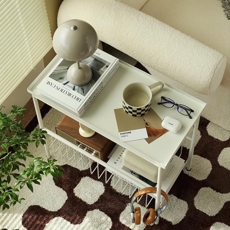 Gabinete de cama de almacenamiento abierto Mesa nocturna contemporánea para dormitorio